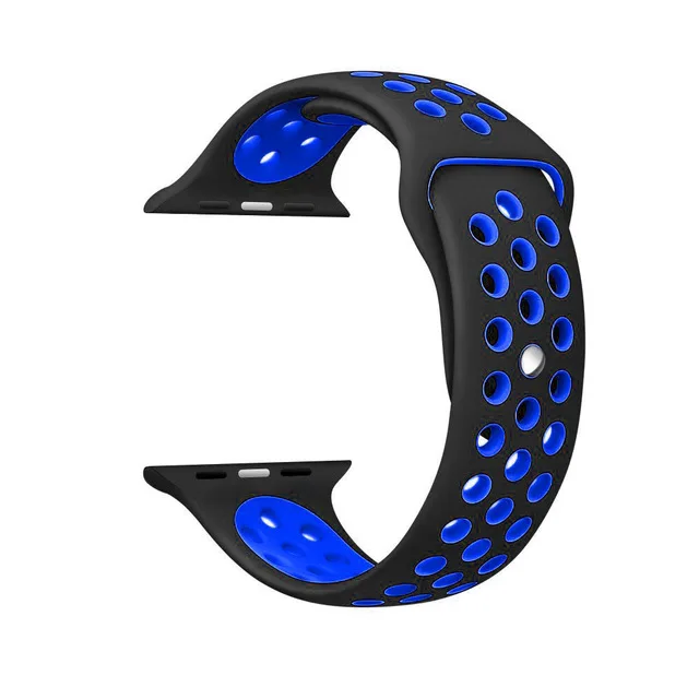 Спортивный силиконовый ремешок для наручных часов Apple watch nike 44/40 мм 42/38MMbracelet