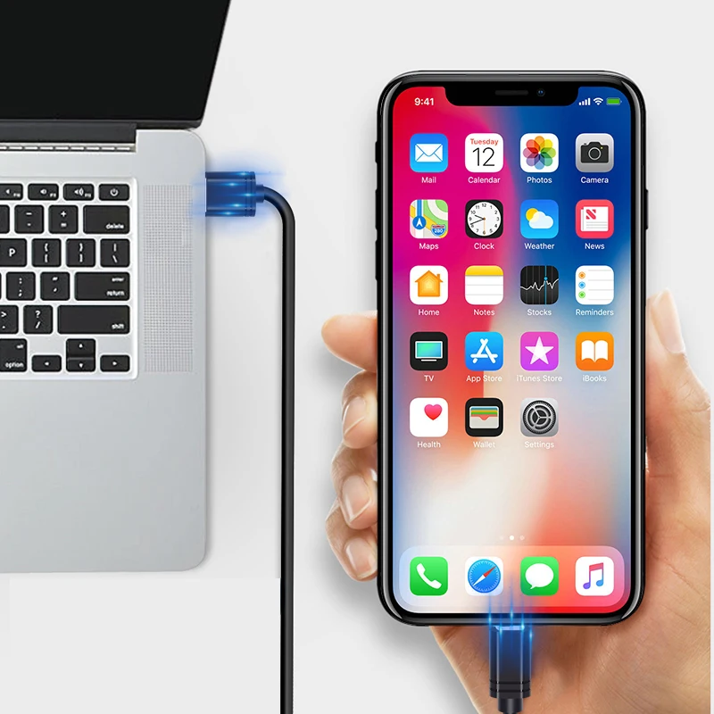 25 см 1 м 2 3 USB кабель для передачи данных iPhone 6s 6 s 7 8 Plus Xs Max XR X 10 5s iPad мини Быстрая