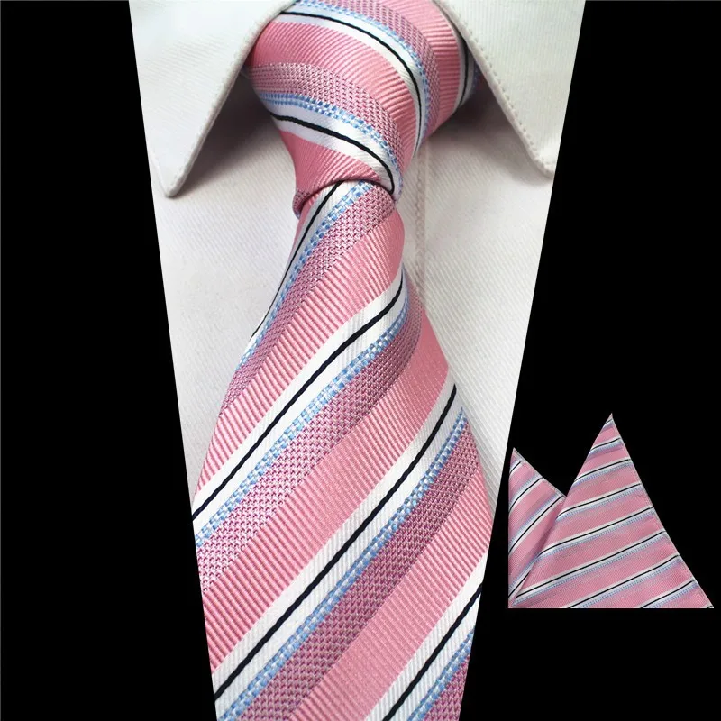 RBOCOTT, 2 шт., мужской галстук с пейсли и носовой платок, Шелковый жаккардовый тканый галстук для шеи, красный и черный галстук для мужчин, для свадебной вечеринки