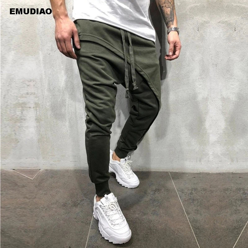 Мужские шаровары с несколькими карманами брюки в стиле хип-хоп уличные