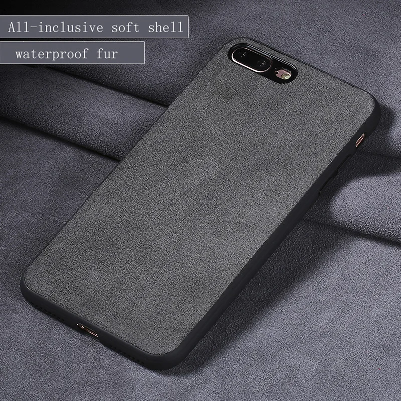 Для iPhone 7 P чехол из натуральной кожи чехлы для 6 8 плюс Чехол 5S SE S замша кожаный