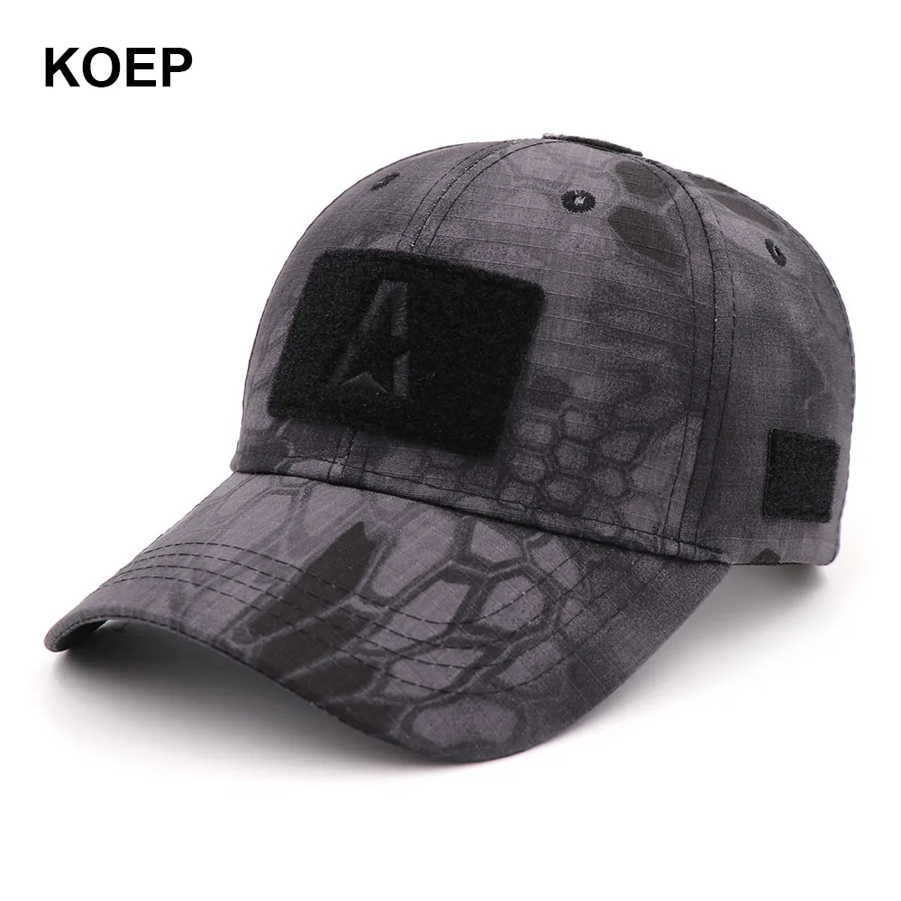 KOEP, уличная спортивная бейсболка, бейсбольная кепка s, камуфляжная, простая, тактическая, Армейская, камуфляжная, Охотничья Кепка для мужчин, для взрослых, тренировочная Кепка - Цвет: BP