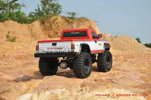 PG4S 4x4 1/10 масштаб внедорожный Грузовик Рок Гусеничный комплект совместимый RCW4D Tamiya 1/10 пикап Toyota Hilux Highlift 58397