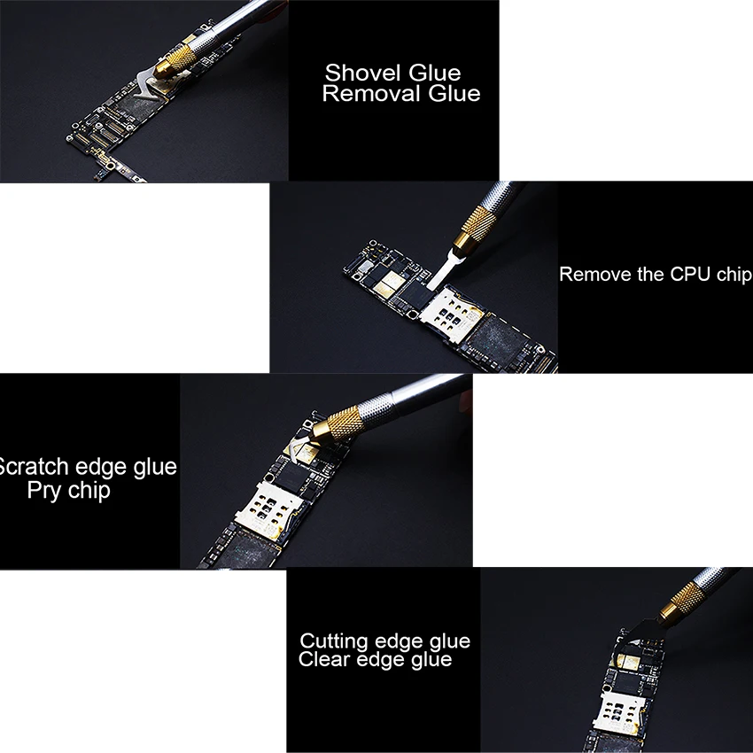 4 шт. инструмент нож для переделки мобильного обслуживания чип лопатка очистки