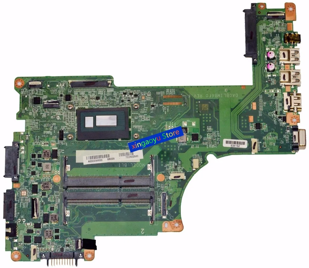 

For Toshiba For Satellite S55-B L50-B Laptop Motherboard w/ i5-4210U CPU A000295660 DA0BLIMB6F0 Motherboard