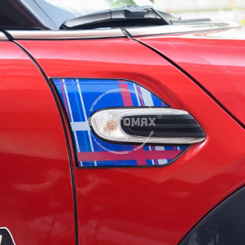 KJAUTOMAX для мини Купера F55 F56 наклейка на крыло UnionJack серый Джек сине-зеленый