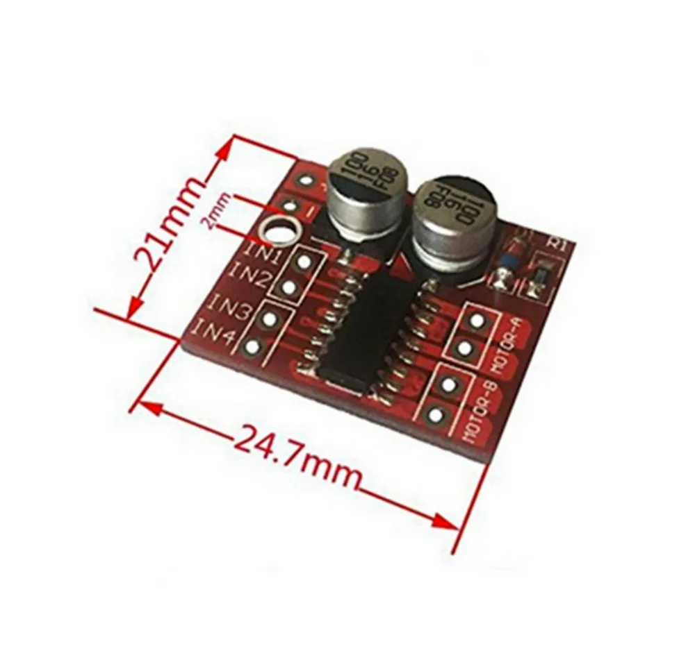 2 полосная DC мотор привода Модуль положительный и отрицательный PWM регулирование