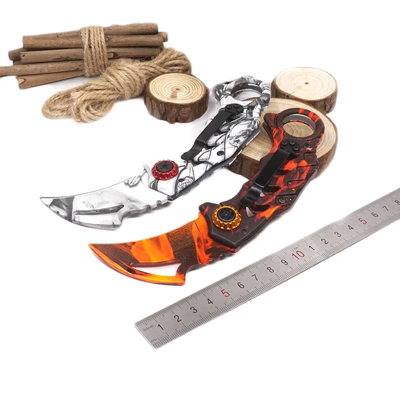 Складные ножи Karambit CS GO тактический карманный нож для выживания охоты кемпинга
