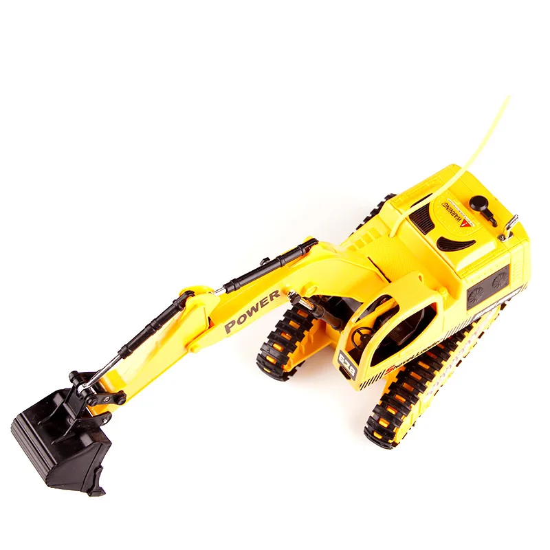 Rc сплава инженерных автомобиль игрушка трек гусеничный экскаватор имитация на дистанционном управлении модель машины на радио управление