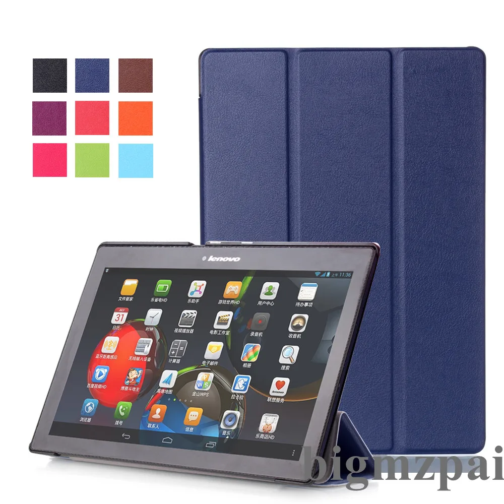 Чехол-книжка для планшета Lenovo Tab 3 TB3-X70F A10-70 A10-70F A10-70L A10-30 X30F 10 1 дюйма | Компьютеры и