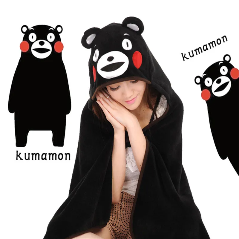 Kumamon шаль накидка одеяло в Стиле косплей/домашний офис кондиционер Флисовое