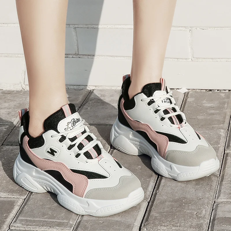2019 Basket Femme Туфли с подошвой из вулканизированной резины для Для женщин Non slip