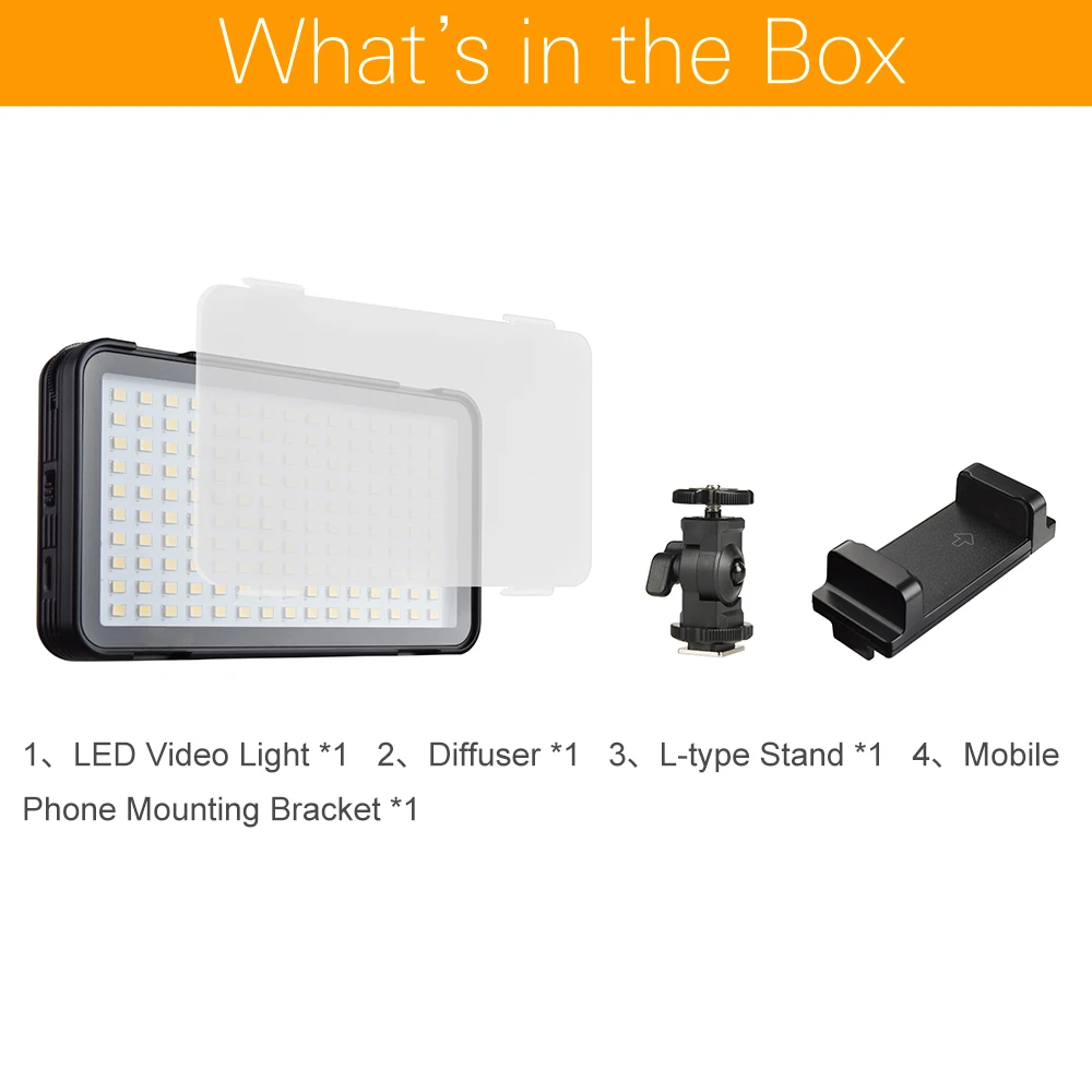 Godox LEDM150 5600K мобильный телефон светодиодный видео свет яркая панель со встроенной
