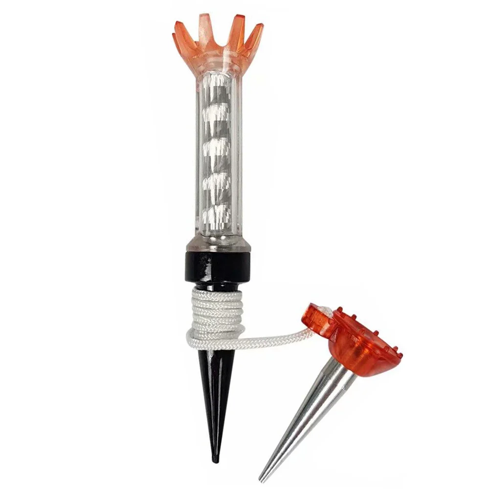 Набор мячей для гольфа пластиковый пружинный пуховой Держатель 80 мм 1 шт. в