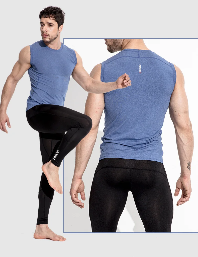 Майка мужская для бега без рукавов с круглым вырезом|running vest|veste runningmens running vest |
