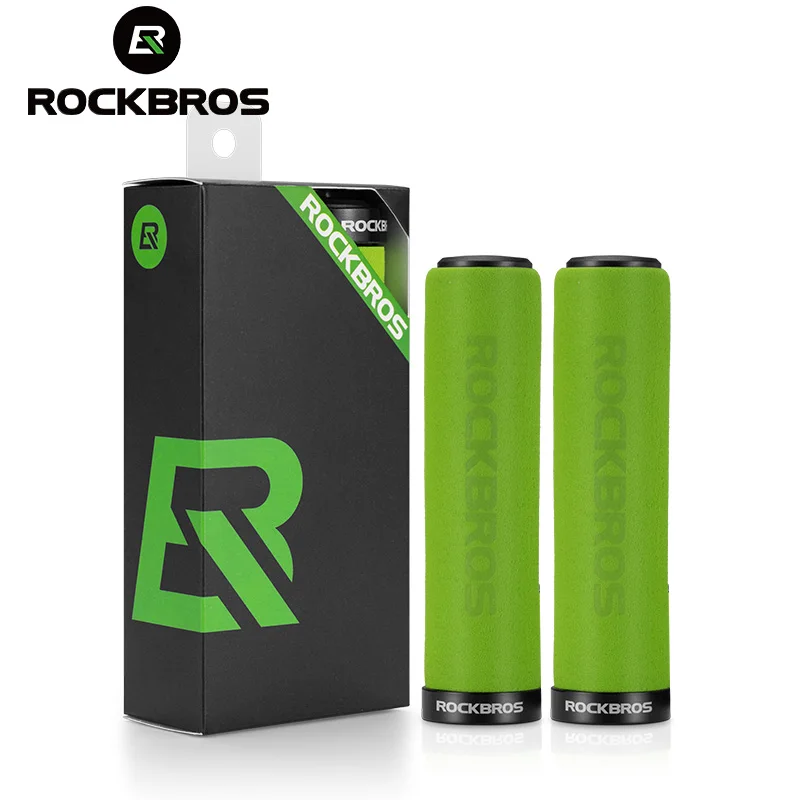 ROCKBROS mtb ручки для руля велосипеда силиконовая губка противоскользящие