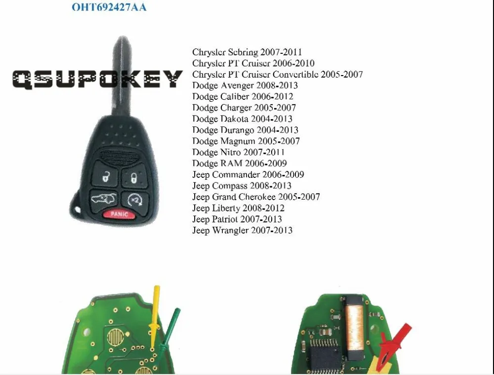 QSUPOKEY Новое поступление KD удаленное разблокирование соединений Diagramsal в PDF для