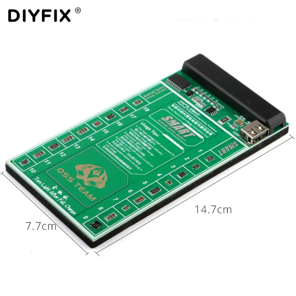 DIYFIX телефон аккумуляторная батарея пластина зарядка USB Кабельный фиксатор для samsung Xiaomi Huawei; Lenovo OPPO VIVO MEIZU Letv zte Проверка цепи