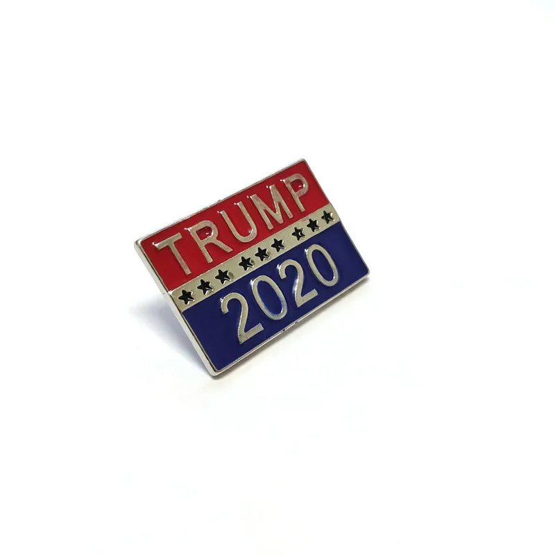 10 шт./лот панк Трамп президент 2020 брошь эмалированный штифт Нагрудный значок на