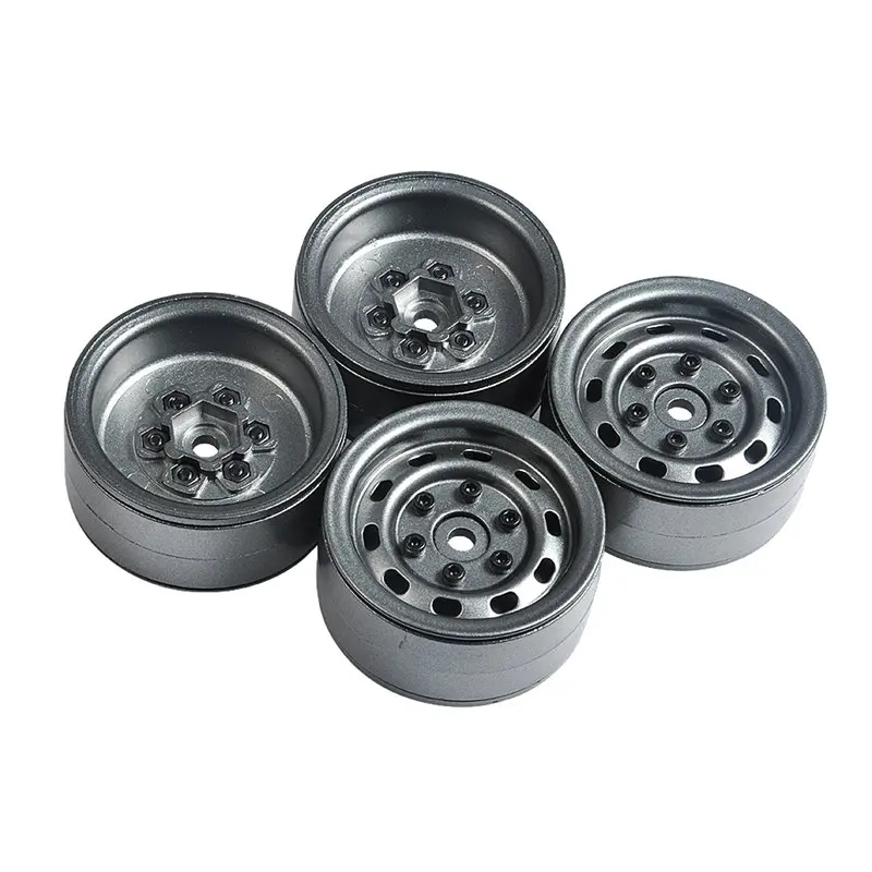YEAHRUN 4 шт./компл. Heavy Duty из алюминиевого сплава 1,9 дюймов обод для колеса Beadlock для 1/10 RC TRX-4 SCX10 CC01 F350 D90 90034