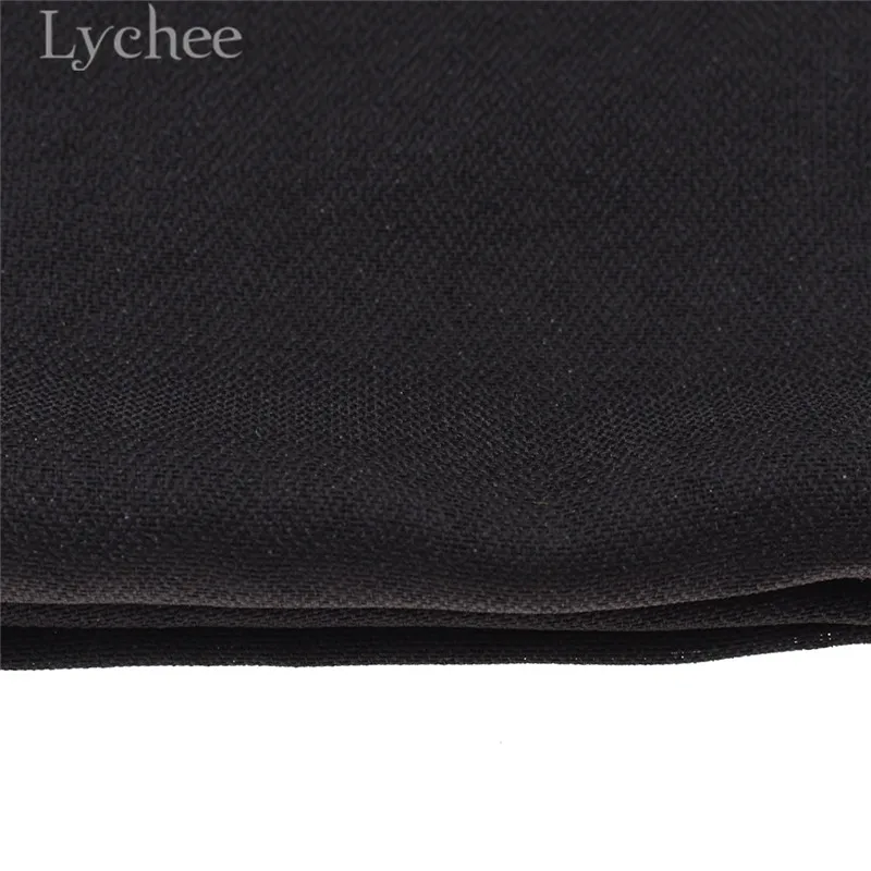 Lychee Life 1 5 м x односторонние клейкие подкладки белая черная ткань высокое качество