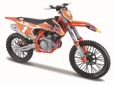 NO1KTM450SX-F Maisto 1:6 KTM Red Bull NO1 Авторизованная модель мотоцикла из сплава игрушечный автомобиль локомотив модель автомобиля украшение - Цвет: NO1KTM450SX-F