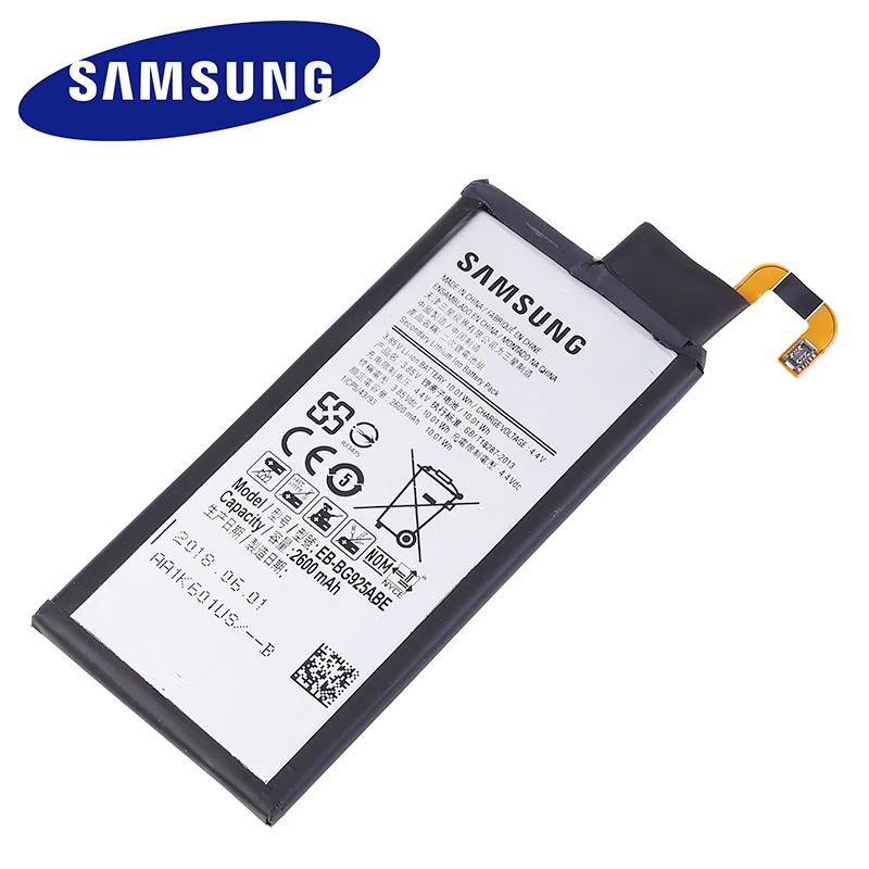 Оригинальная Аккумуляторная батарея SAMSUNG Samsung GALAXY S6 Edge G9250 EB BG925ABA G925F G925L G925K G925S G925A
