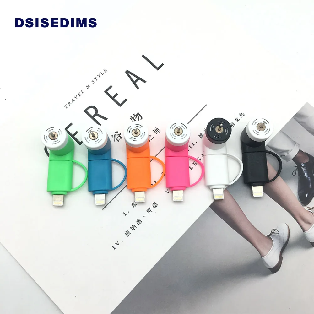 DSISEDIMS USB гаджеты вентилятор портативный мини 2 в 1 микро для Android iPhone мобильного