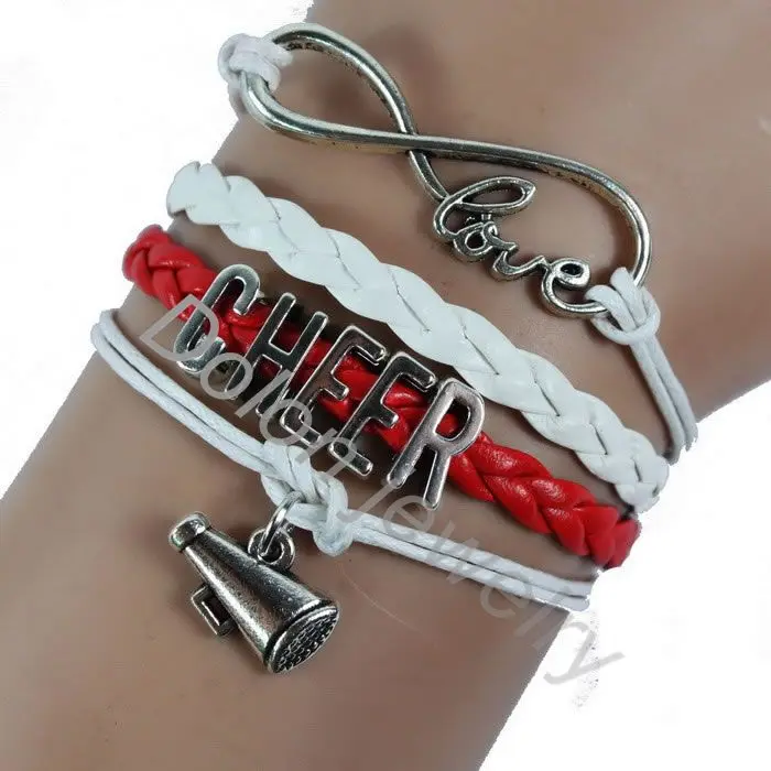 Сделанный на заказ Женский спортивный браслет с подвесками чашка дружба