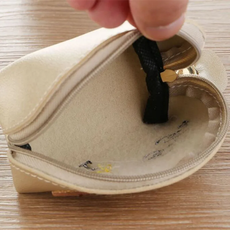 

M073 Women Bag Cute Leaf Map Zero Purse Zipper Tassel With Key Buckle Wallet Coin Bag Women Student Gift Bag Wholesale