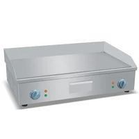 Electric Grilling Machine 220V 110V 4400W Stainless Steel Flat Grooved Electric Griddles Fried Pans FY-820A