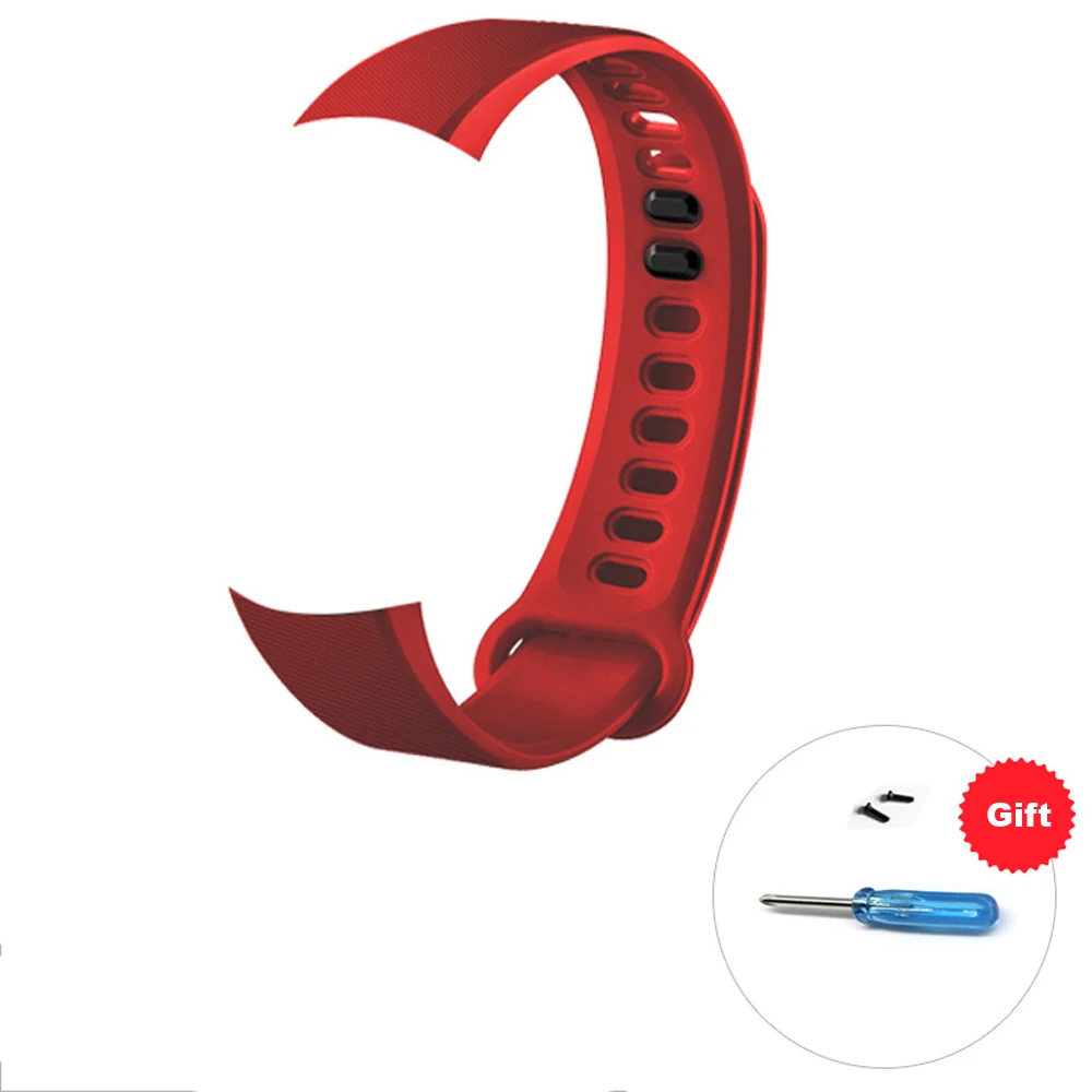 Цветной ремешок для Honor Band 3 браслет на запястье модный спортивный силиконовый