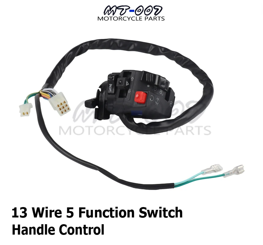 

13 Wires 5 Function Switch With Choke Lever For ATV Quad Taotao Sunl Roketa Kazuma 110cc 125cc 150cc 200cc 250cc