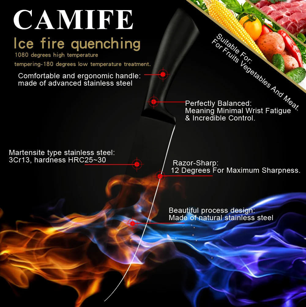 Кухонные ножи из нержавеющей стали высокого качества аксессуары для овощей