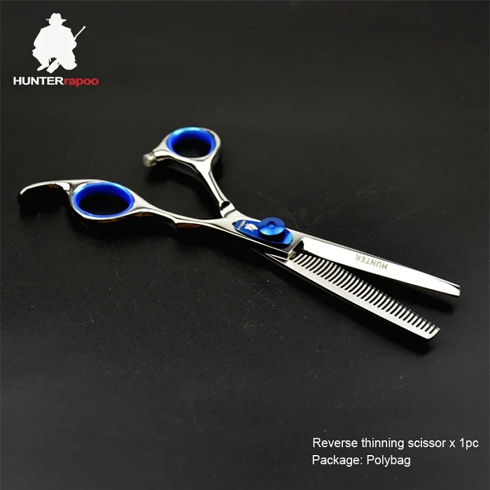 reverse thinner 30% Off HT9134 6 дюймов парикмахер Ножницы для парикмахерской волос Инструменты для укладки волос резка обратный волос Профессиональные ножницы для стрижки волос набор кусачки - Цвет: reverse thinner