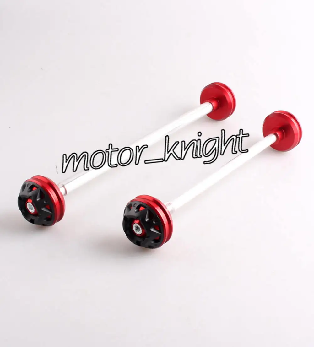 

CNC Axle Fork Crash Sliders Cap Wheel Protector For Yamaha YZF R6 2006-2013 Red