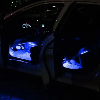 ExLED 10 Вт 12 В 4 шт. автомобильные RGB светодиодные полосы для стайлинга автомобиля