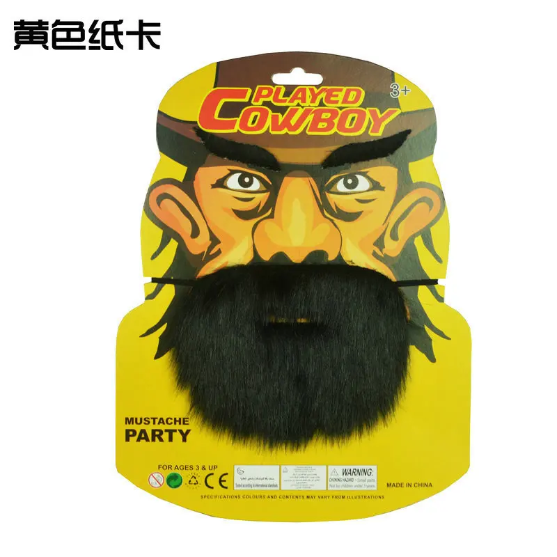 Пиратская борода Борода Санта Клауса хоббит Робин Гуд Реалистичная Мужская