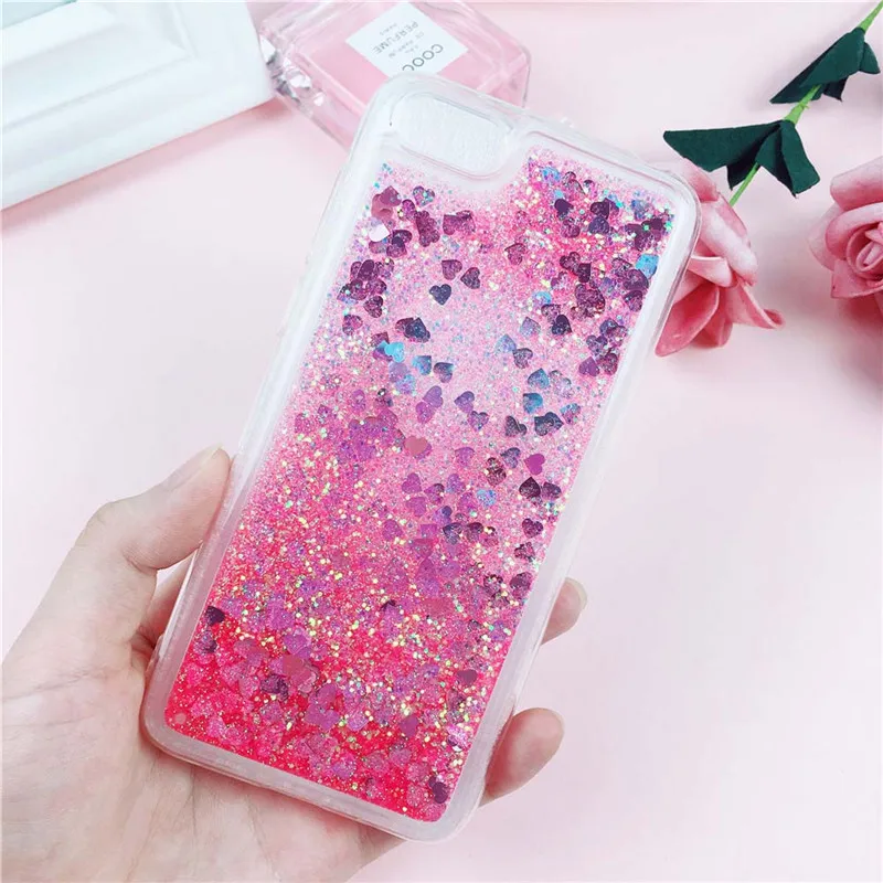 Жидкий чехол для Huawei Y5, чехол для Coque Huawei Y 5 y5 prime Y5, чехлы для телефонов, динамичная силиконовая Мягкая задняя крышка - Цвет: Розовый
