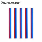Runmade, 20*0,5 см1,5 см, 3 цвета, решетка для радиатора, M, Спортивная Передняя светоотражающая полоска, Виниловая наклейка, значок, эмблема для BMW