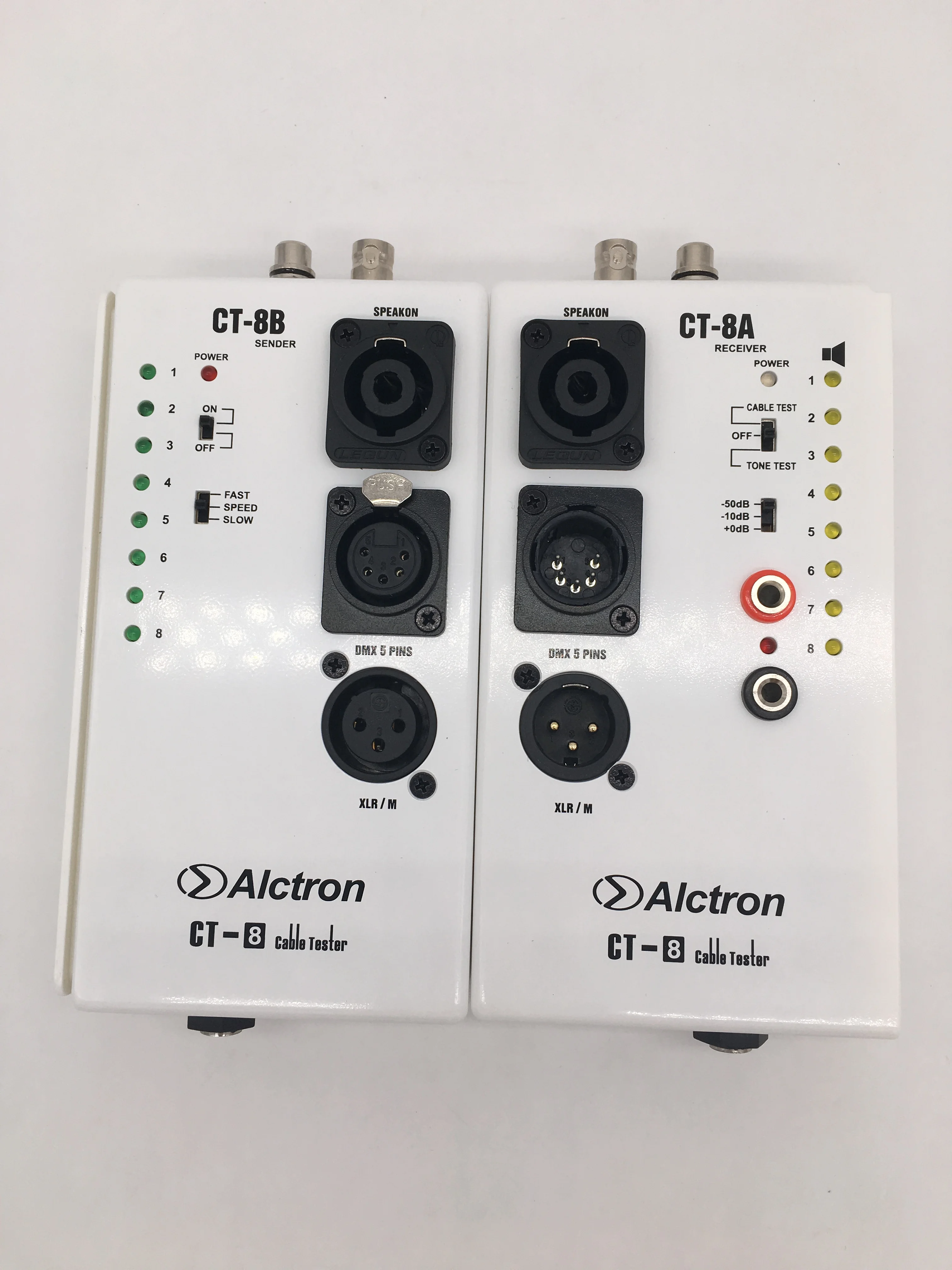 Alctron CT-8 умный Кабельный тестер многоцелевой тестер аудио кабеля, тест для разнесения кабеля в хорошей проводимости или нет