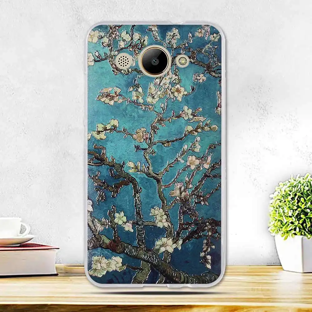 Мягкий ТПУ чехол с цветочным рисунком для huawei Y3, чехол для huawei Y3 MT6737M CRO-L02 CRO-L22, 5,0 дюймов, Защитные чехлы для телефонов - Цвет: 12