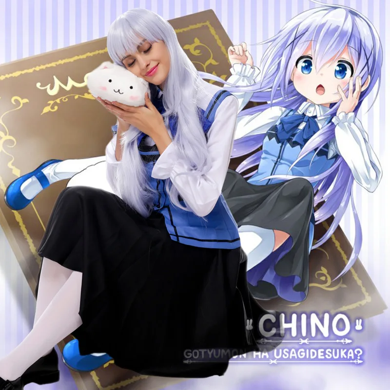 Костюм для косплея из японского аниме Is The Order A Rabbit House|cosplay costume|maid uniformmaid clothes |