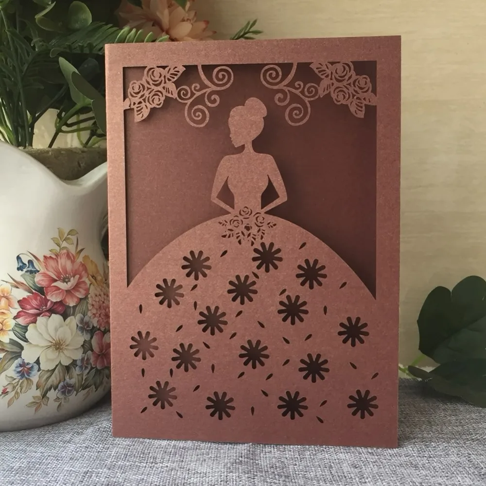 45 шт. новые свадебные открытки для невесты жемчужные бумажные приглашения товары