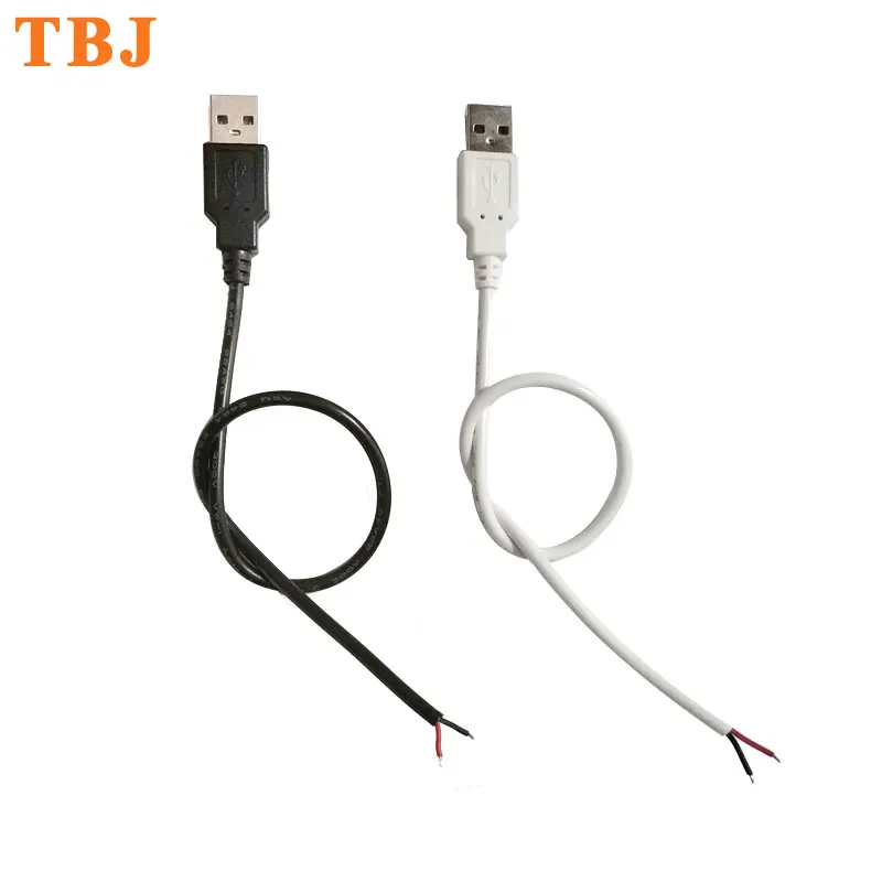 2Pin 4Pin Мужской Женский 5V USB разъем провода DIY кабель для подключения одного цвета
