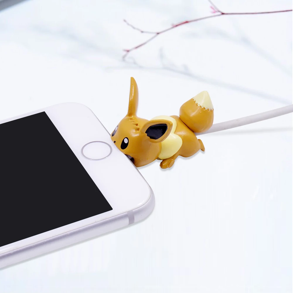 Чипаль милый укус мультфильм животных кабель протектор для iPhone 6 6S 7 8 Plus X XS Max XR USB