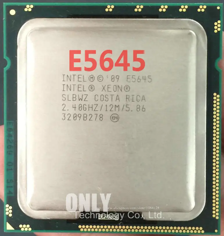 Бесплатная доставка процессор intel E5645 (кэш память 12 МБ 2 40 ГГц) шестиядерный LGA1366 Xeon