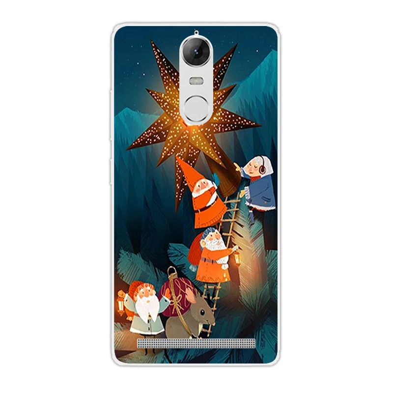 Защитный силиконовый чехол Чехлы для lenovo K5 Примечание задняя панель ТПУ для Coque lenovo k5note телефон случаях рождественский сезон Дизайн сумка - Цвет: 13