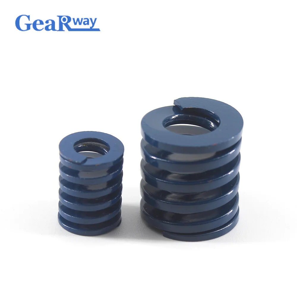 Силовая пружина Gearway Blue длинная 48% коэффициент сжатия формы TL40x40/40x4 5/40x5 0/40x6 0/40x65 мм