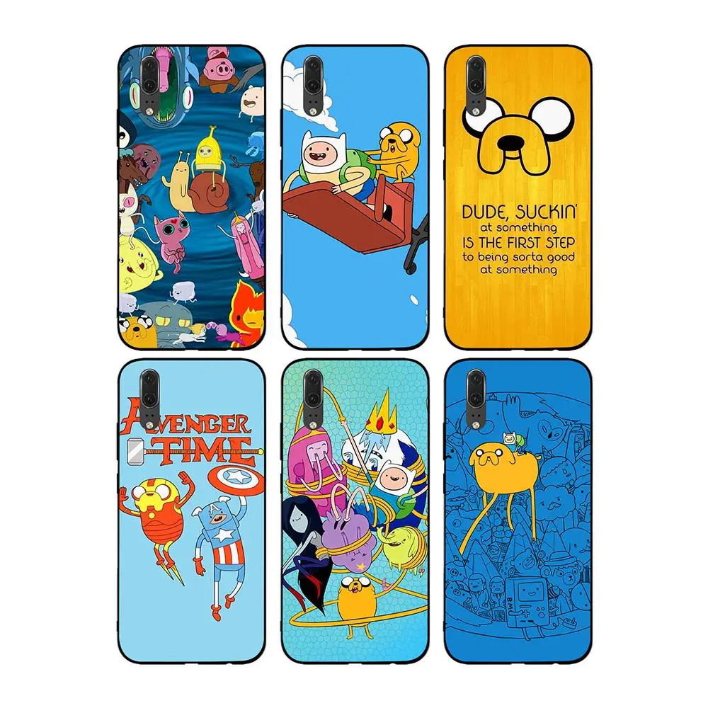 Adbenture Time with Finn and Jake for Huawei P8 P9 P10 P20 P30 Lite Pro P Smart 2016 2019 TPU Soft Silicone | Мобильные телефоны и
